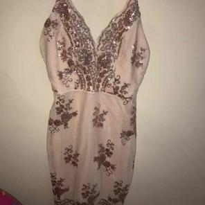 Gorgeous rose gold dress