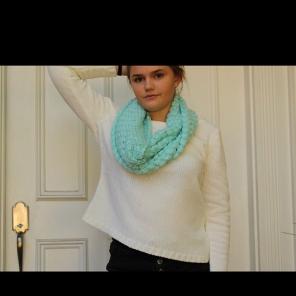 Light Blue Scarf