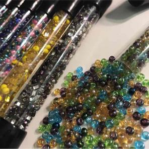 Czech Glass Beads set of 7