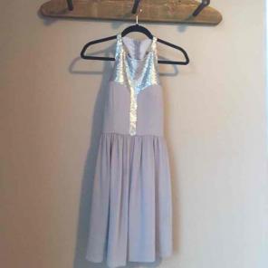 Sequin Halter Formal Dress