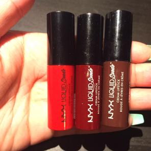 NYX Red Mini Lipsticks