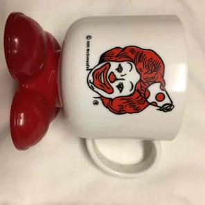 McDonald's mug Ronald McDonald cup 1985