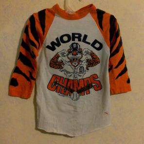 Vintage tigers baseball