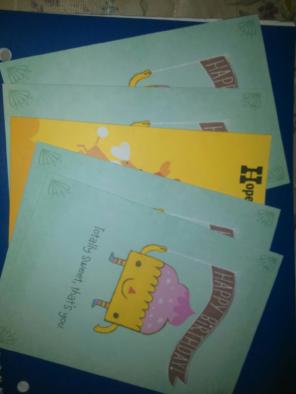 Lot of 5... Birthday Cards. Set #2