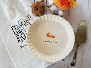 Rae Dunn Pie Plate Fall Thanksgiving