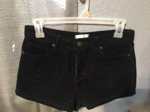 Black Suede Forever 21 Shorts