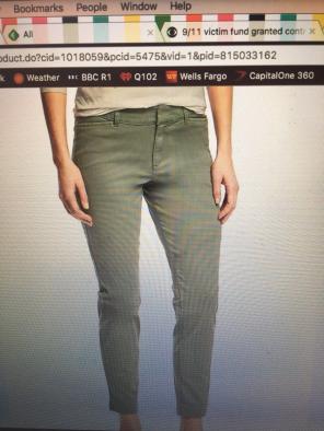 old navy pixie chinos, ankle length
