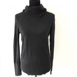 Ann Taylor loft gray turtleneck sweater