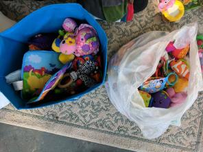 Lot of baby toys