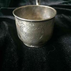 Vintage Webster Sterling Baby Cup