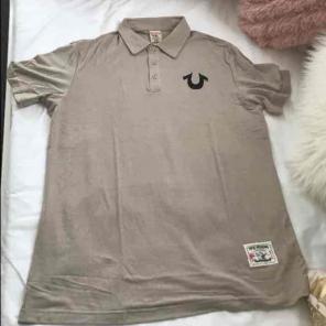 True religion collared shirt size XXL