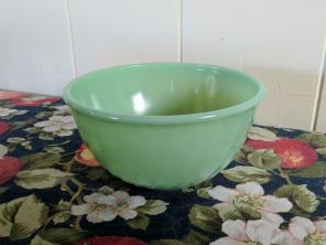 Fire King Jadeite 7" Swirl Mixing Bowl