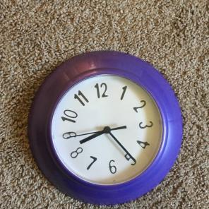 Purple Clock