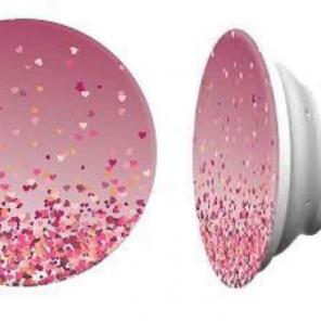 Popsockets, hearts, pink