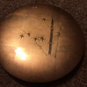 Otagiri VTG Black & Gold Serving Tray