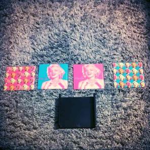Marilyn Monroe coaster set