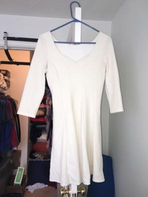 White Long Sleeve Dress