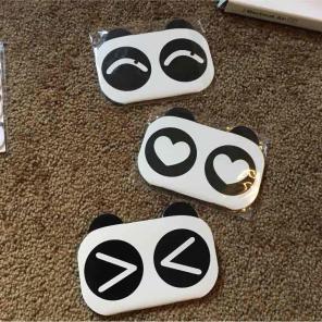 Three Funny Panda Faces Money $$ Manual