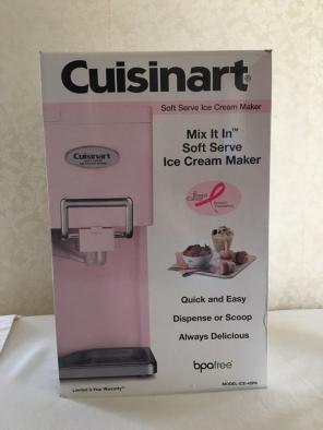 Limited Edition Cuisinart Ice Cream Make