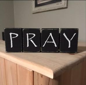 Pray Primitive Handmade Wood Blocks