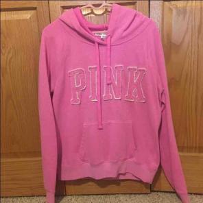 Pink hoodie