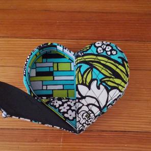 Vera Bradley heart jewelry box