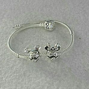 Mickey / minnie 925+charms bracelet
