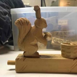 Wooden Russian carving