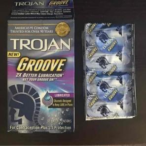 9 Trojan Groove Condoms