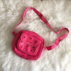 RARE hotpink ROXY strawberry satchel bag