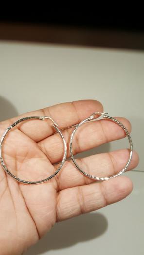 Sterling Hoop Earrings