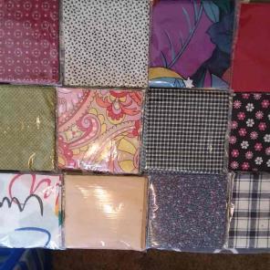 4" precut quilting squares (279)