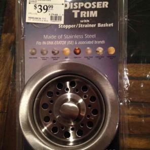 Opella Disposer Trim w/ Stopper/Strainer