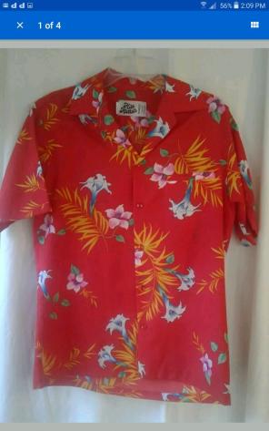 VINTAGE HILO HATTIE HAWAIIAN SHIRT SZ S