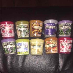 Lot of Yankee candles