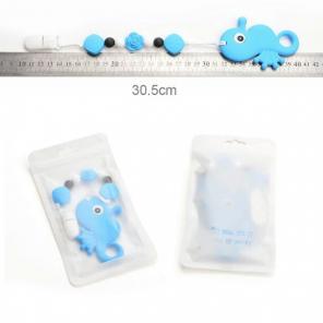 Teething toy seahorse clip on toy