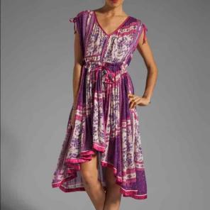 Free People Rose Garden Hi Lo Dress