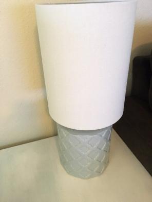 Cute light blue table lamp
