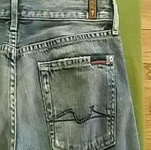 7FAM Flare Distressed Jeans