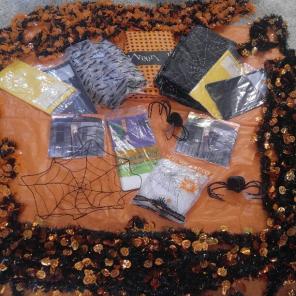 All this Halloween Decor for dirt cheap