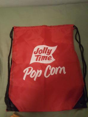 Jolly Time Popcorn Drawstring Bag