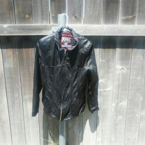 Wilsons leather Biker jacket Size XL