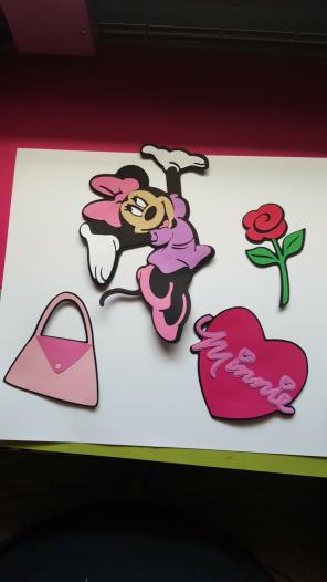 Minnie mouse cutouts