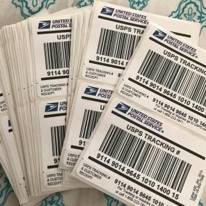 100 Tracking labels