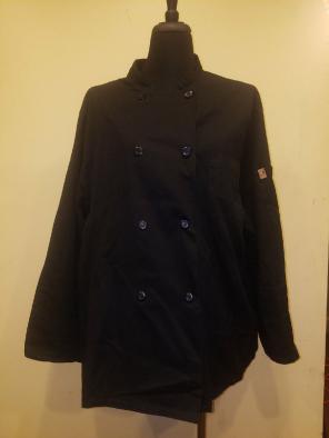 Black chefs coat