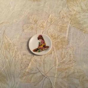 Mini Vintage Girl Plate