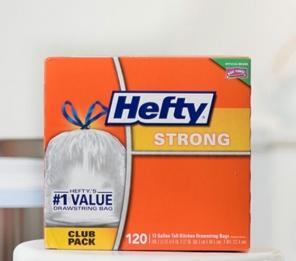 120bags hefty Garbage bag (13gal)