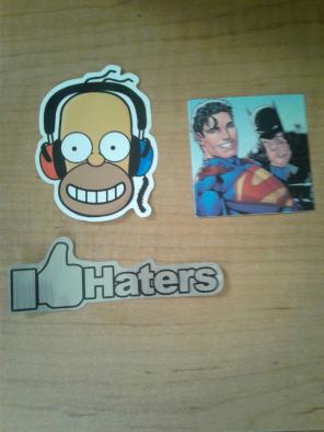 Haters 3 stickers bundle