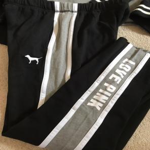NEW VS PINK BOYFRIEND SWEATPANTS SZ SM