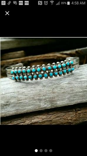 Turquoise Sterling Silver Cuff Bracelet